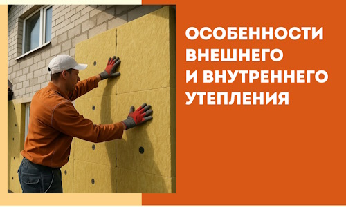 Какие особенности внешнего и внутреннего утепления в Боровичах