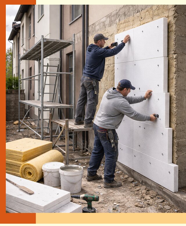 Утепление таунхауса с гарантией комфорта в Боровичах