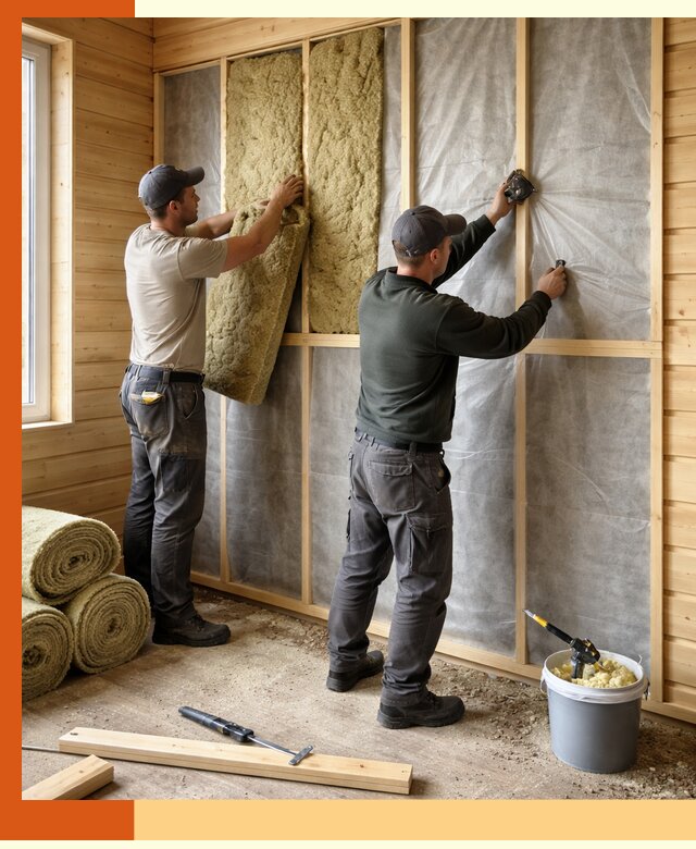 Утепление дома из минибруса в Боровичах: комплексные теплоизоляционные работы