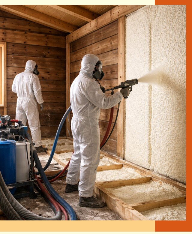 Утепление бани ппу в Боровичах под ключ от 4378 руб./м2 | ТепломастерБрв - напыление и монтаж ппу