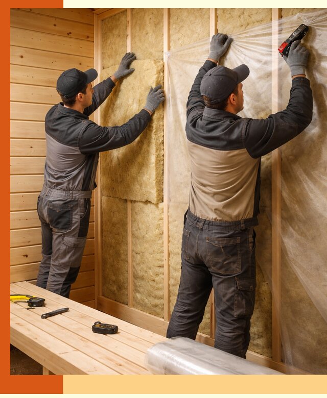 Профессиональное утепление сауны в Боровичах с гарантиями качества