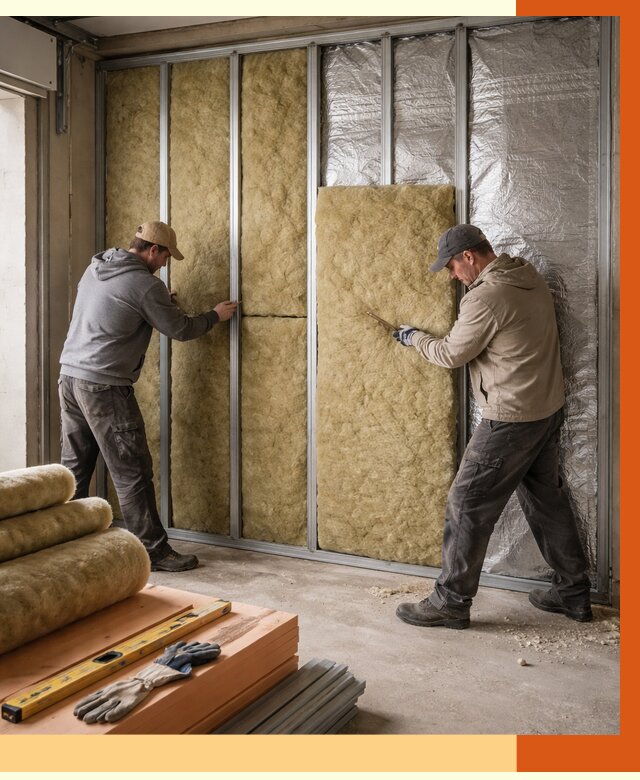 Утепление гаража изнутри в Боровичах от 7817 руб/м2 — работы и цена | ТепломастерБрв