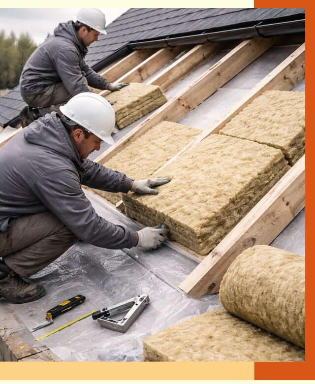 Утепление крыши в Боровичах от 1928 руб./м2 — комплексное утепление кровли | ТепломастерБрв