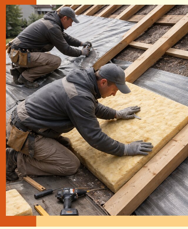 Профессиональное утепление крыши в Боровичах качественно и надежно