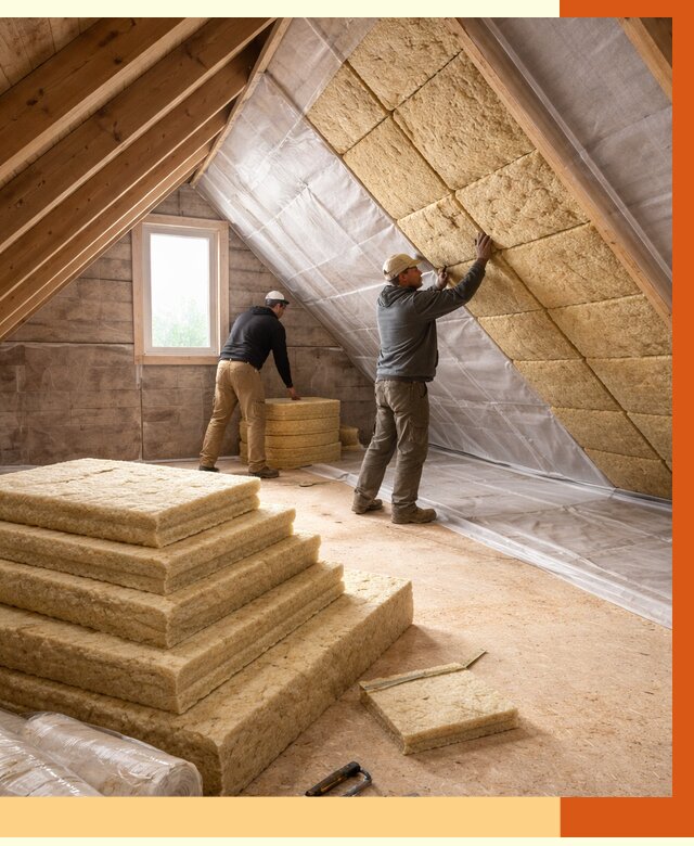 Утепление мансарды в Боровичах от 2606 руб/м2 — комплексно и под ключ | ТепломастерБрв