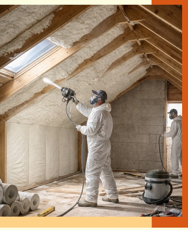 Утепление мансарды ППУ в Боровичах от 2866 руб./м² — заказать под ключ | ТепломастерБрв