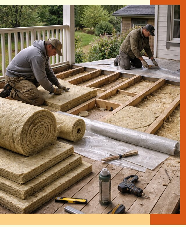 Утепление террасы в Боровичах от 4378 руб./м2 — утеплить террасу под ключ | ТепломастерБрв