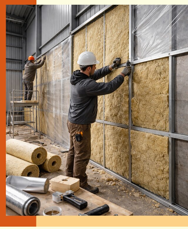 Утепление ангара в Боровичах — профессиональная теплоизоляция помещений