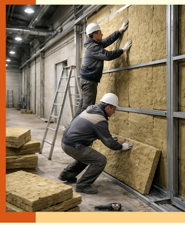 Утепление цеха под ключ в Боровичах с гарантией качества