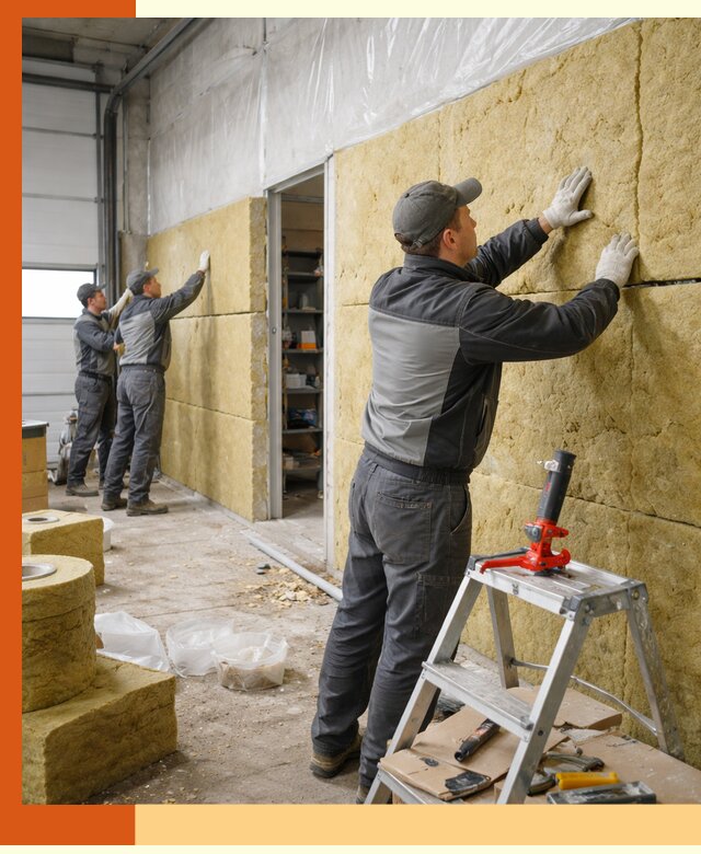 Утепление автосервиса и мастерских в Боровичах качественно и надёжно