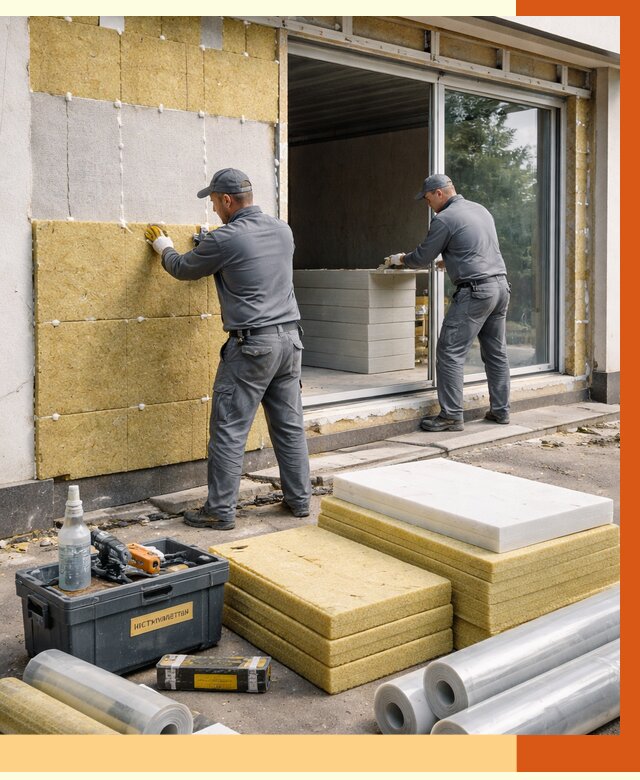 Утепление торгового павильона в Боровичах от 15113 руб./м² под ключ | ТепломастерБрв