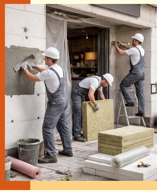 Утепление кафе в Боровичах: профессиональная теплоизоляция и монтаж