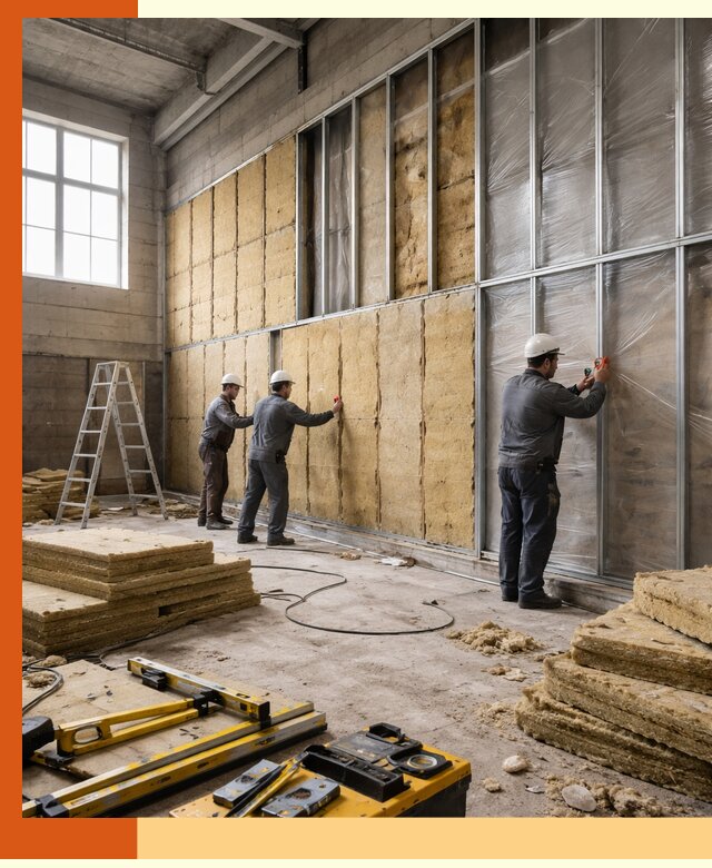 Утепление спортивного зала в Боровичах качественно и недорого