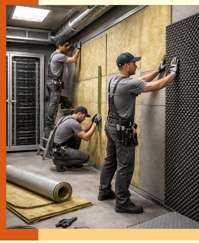 Утепление серверной комнаты профессионально в Боровичах