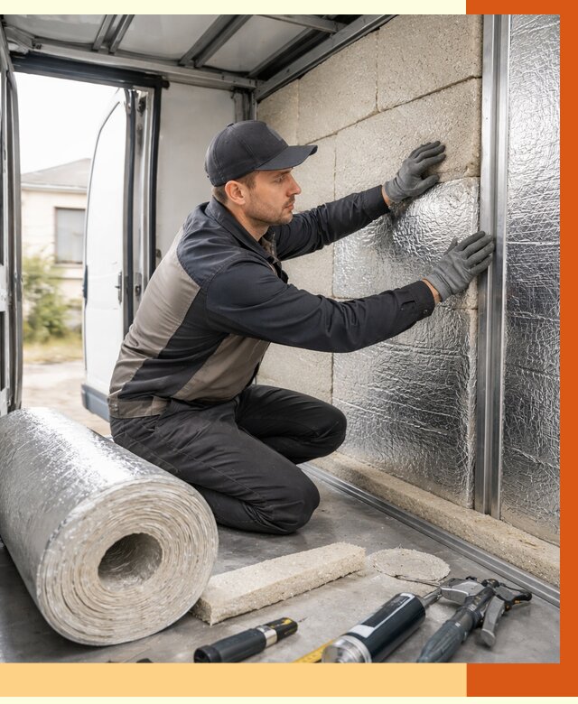 Утепление фургона рефрижератора в Боровичах от 13029 руб./м² под ключ | ТепломастерБрв