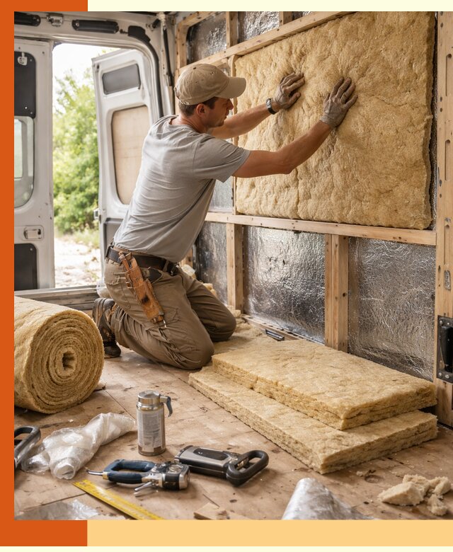 Утепление кемпера под ключ в Боровичах с гарантией качества