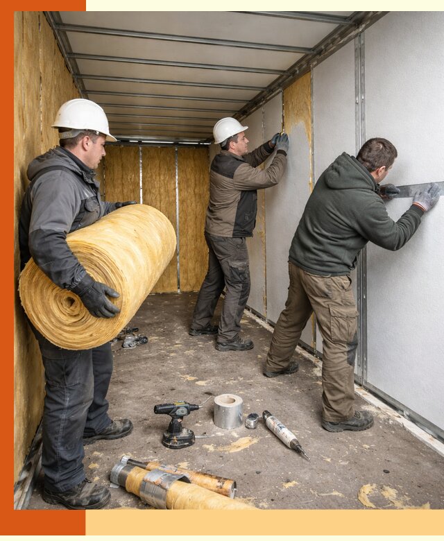 Утепление рефрижераторного контейнера в Боровичах профессионально и надежно