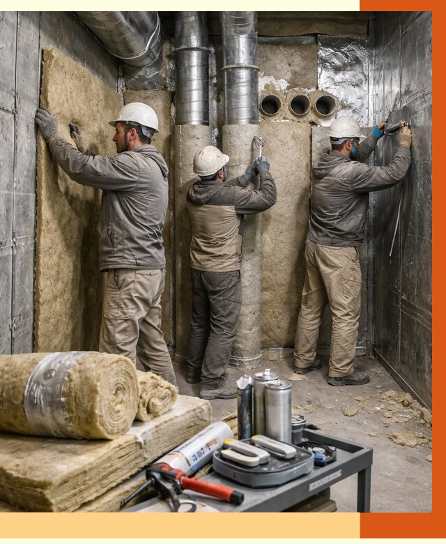 Утепление венткамеры в Боровичах под ключ от 1511 руб. — профессионально | ТепломастерБрв