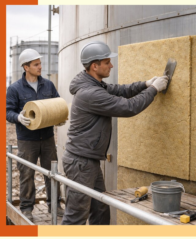 Профессиональное утепление резервуара и теплоизоляция в Боровичах