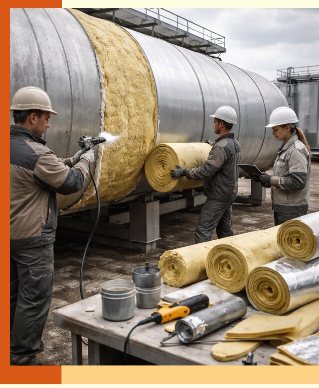 Утепление цистерны в Боровичах — утеплители и монтаж под ключ