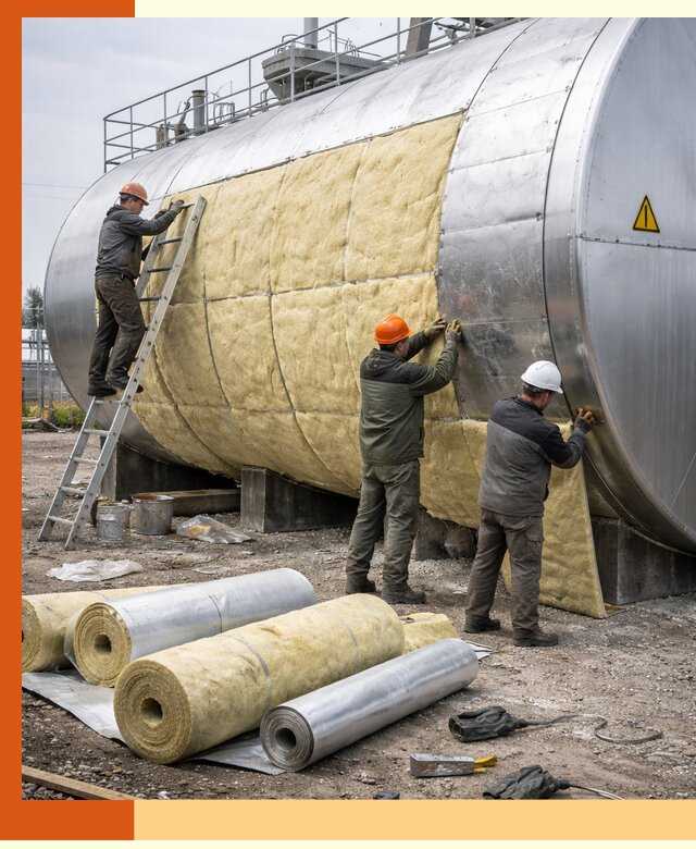 Утепление резервуаров с топливом в Боровичах надежно и экономично