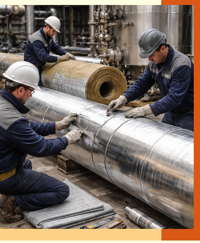 Утепление технологического оборудования в Боровичах от 4378 руб. за м2 | ТепломастерБрв