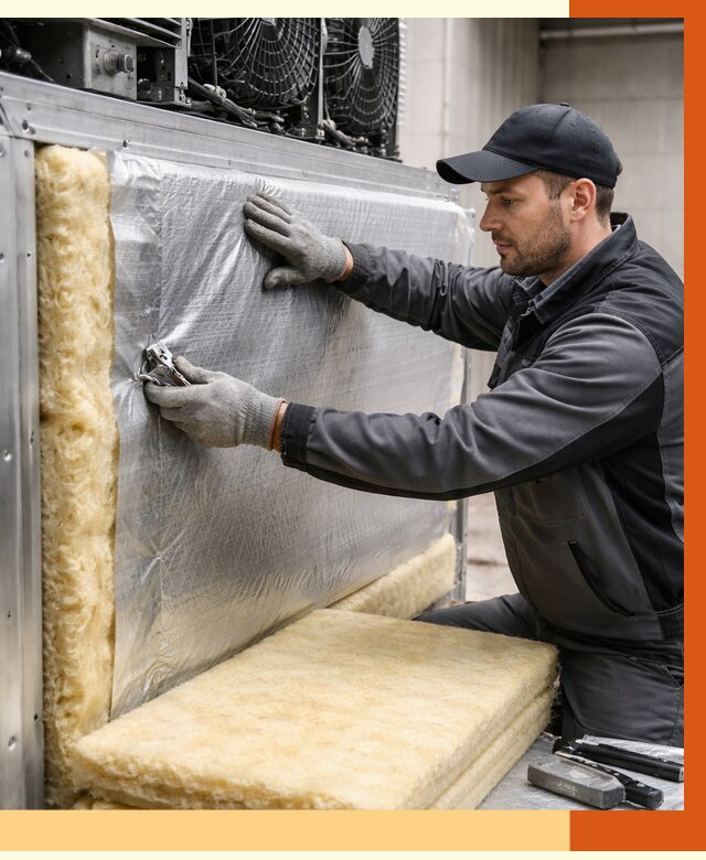 Утепление холодильного агрегата в Боровичах от 8860 руб. под ключ | ТепломастерБрв