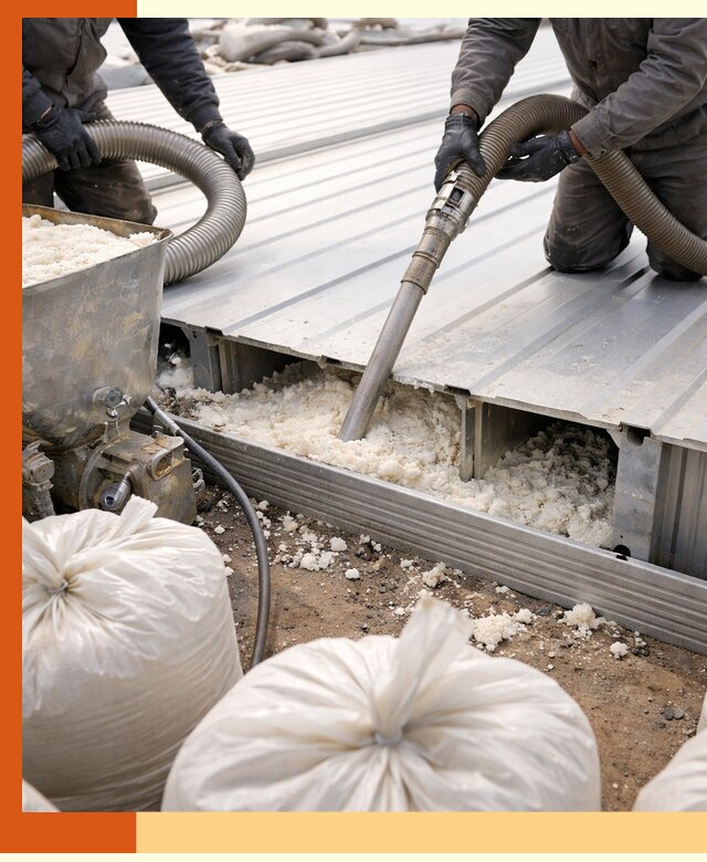 Заполнение пустот кровельных панелей пенными и мокрыми герметиками в Боровичах