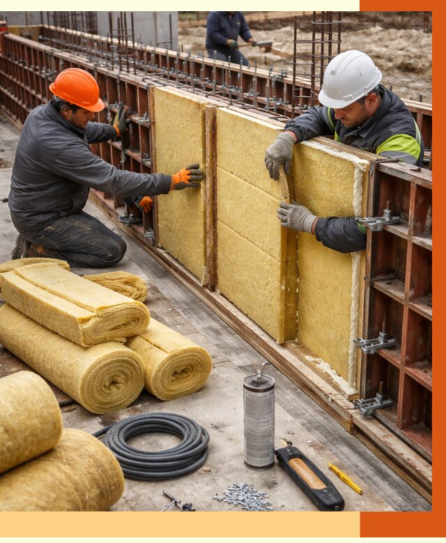 Теплоизоляция опалубки в Боровичах от 7505 руб. за м2 — услуги и монтаж | ТепломастерБрв