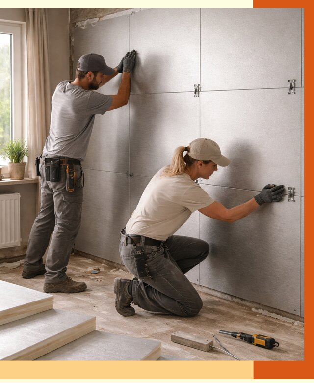 Утепление PIR панелями в Боровичах от 4378 руб. под ключ | ТепломастерБрв