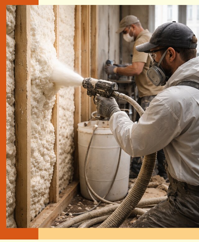 Утепление пеноизолом жилых и коммерческих объектов в Боровичах