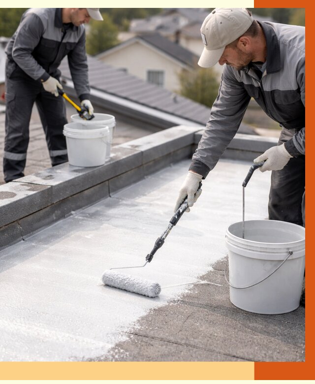 Утепление кровли жидкой теплоизоляцией в Боровичах от 2241 руб./м2 | ТепломастерБрв