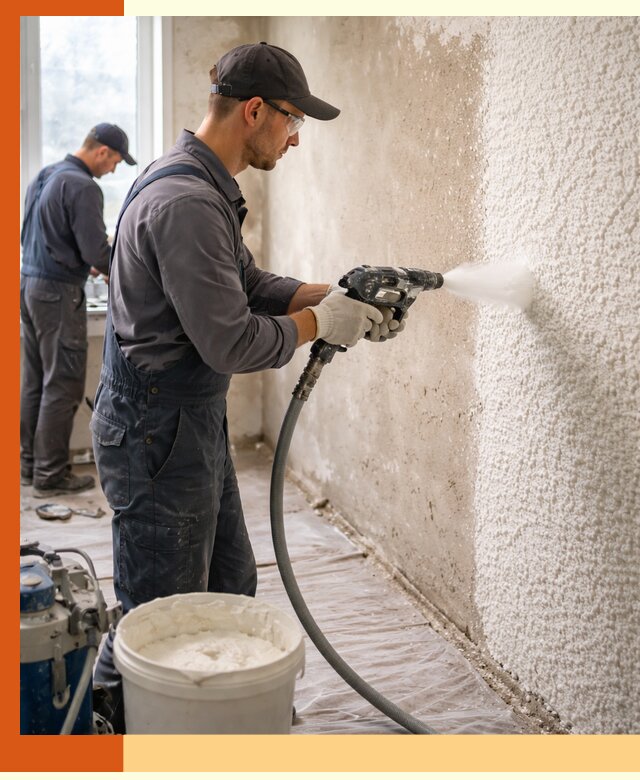 Утепление стен жидкой теплоизоляцией в Боровичах для квартир и домов