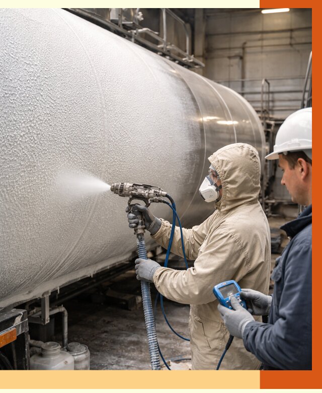 Утепление автоцистерны жидкой теплоизоляцией в Боровичах от 15113 руб. под ключ | ТепломастерБрв