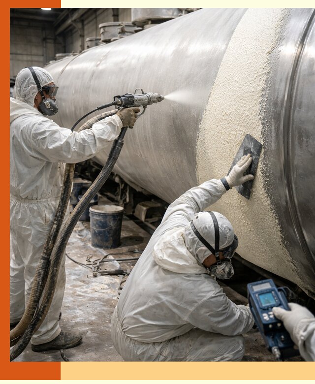 Утепление автоцистерн жидкой теплоизоляцией в Боровичах