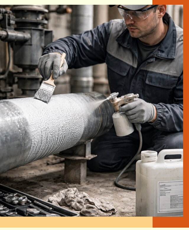 Утепление оборудования жидкой теплоизоляцией в Боровичах от 4690 руб. | ТепломастерБрв