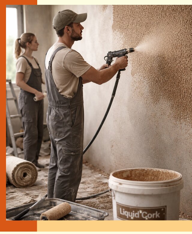 Утепление стен жидкой пробкой в Боровичах эффективное и долговечное