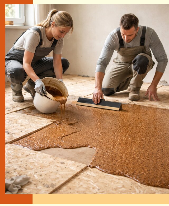 Утепление пола жидкой пробкой в Боровичах для квартир и домов