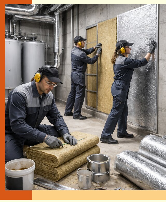 Шумоизоляция котельной в Боровичах: профессиональный монтаж и материалы