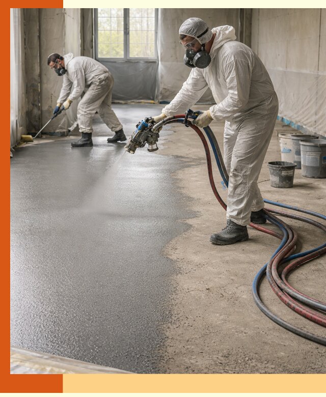 Гидроизоляция полимочевиной полов и конструкций в Боровичах