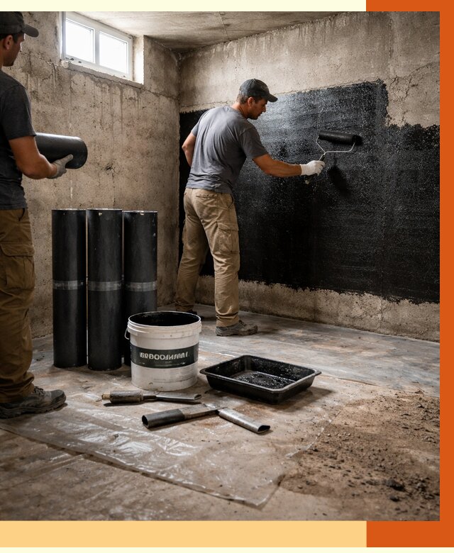 Гидроизоляция подвала в Боровичах от 3648 руб. под ключ | Профессионально — ТепломастерБрв
