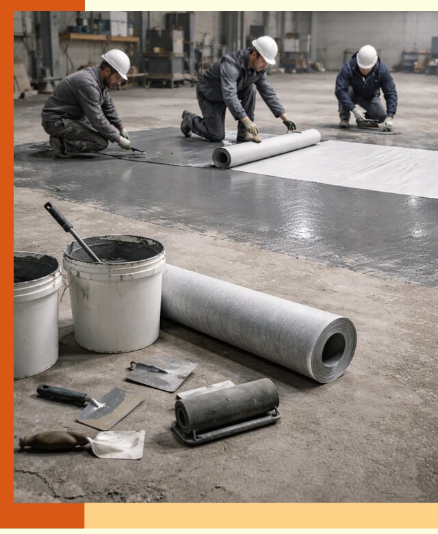 Гидроизоляция промышленного пола в Боровичах — защита и долговечность