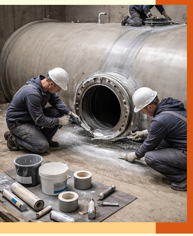 Гидроизоляция резервуара с топливом в Боровичах от 78173 руб. под ключ | ТепломастерБрв