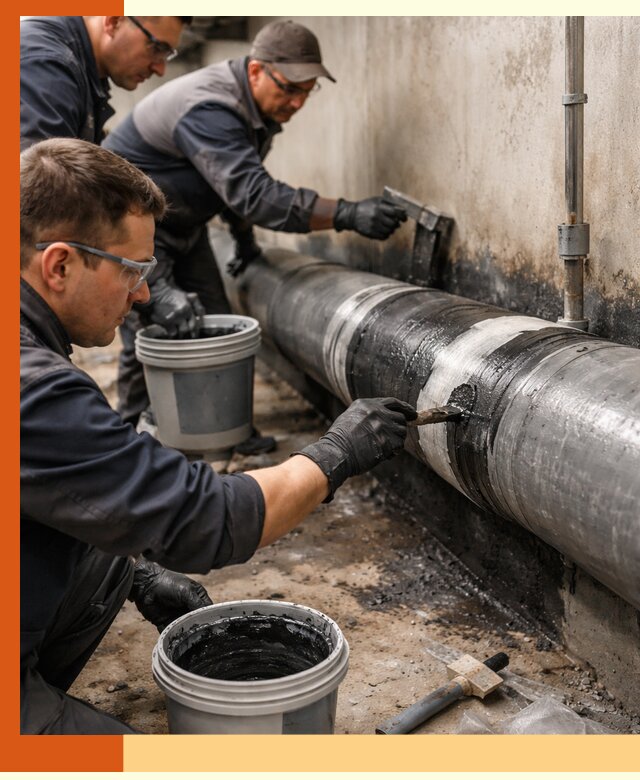 Гидроизоляция труб в Боровичах — защита и герметизация коммуникаций