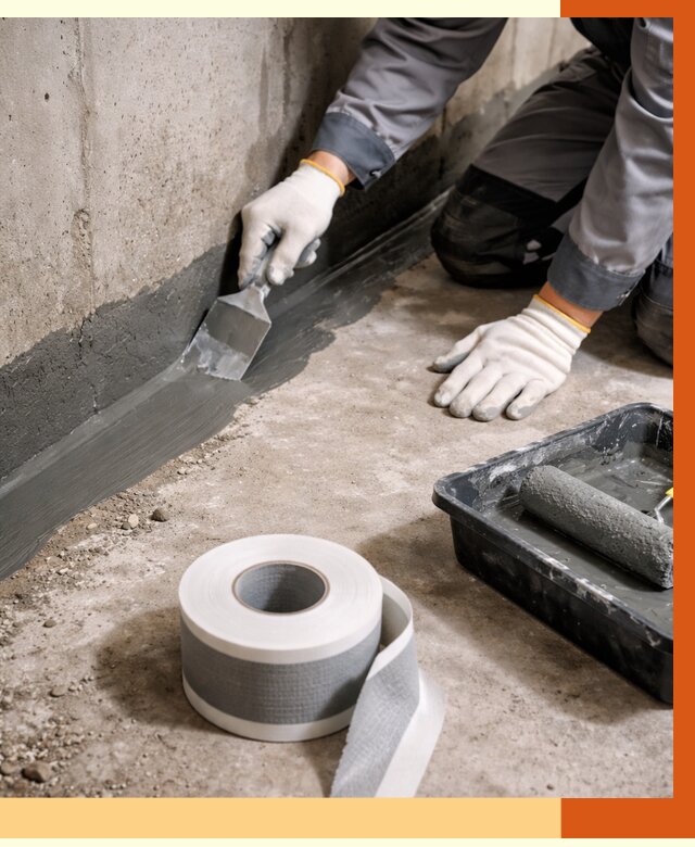 Гидроизоляция швов и герметизация стыков в Боровичах от 1303 руб. | ТепломастерБрв